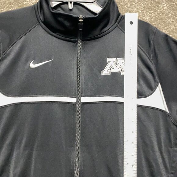 Minnesota Golden Gophers Jacket Adult Small Black Track Full Zip Nike Mens - Picture 6 of 12